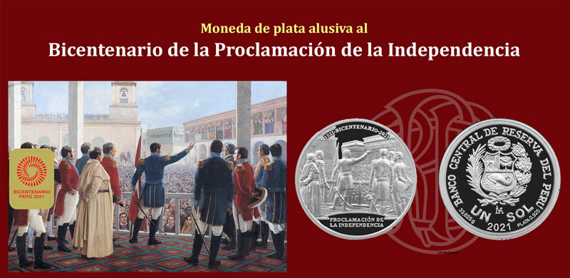 BCR emite nuevas monedas de colección de la serie del Bicentenario