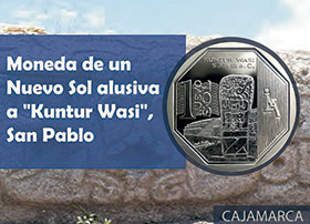Moneda de Un Nuevo Sol alusiva a Kuntur Wasi, San Pablo