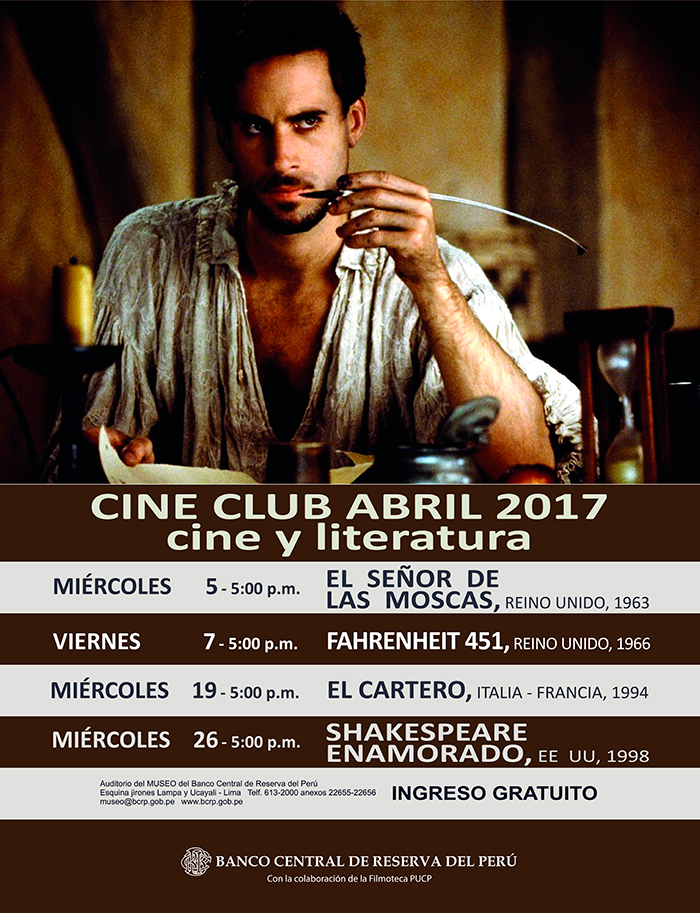 CINE CLUB – ABRIL