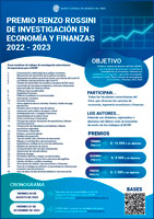 Premio Renzo Rossini de Investigación en Economía y Finanzas 2022-2023