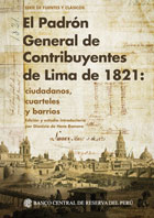 El padrón general de contribuyentes de Lima de 1821