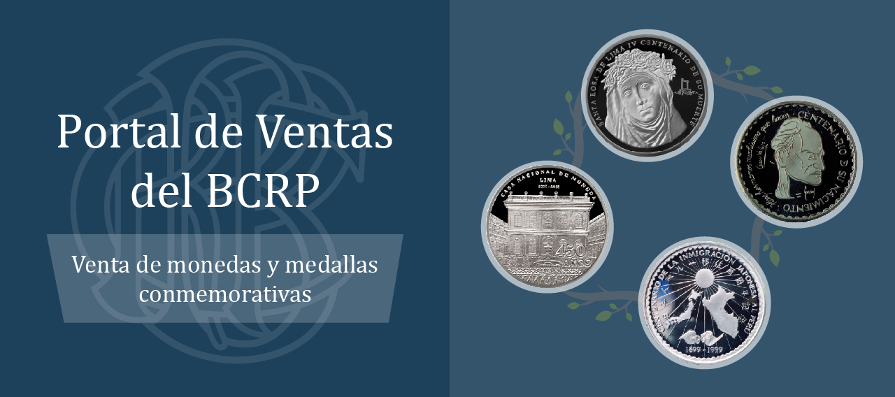 Venta de monedas y medallas conmemorativas