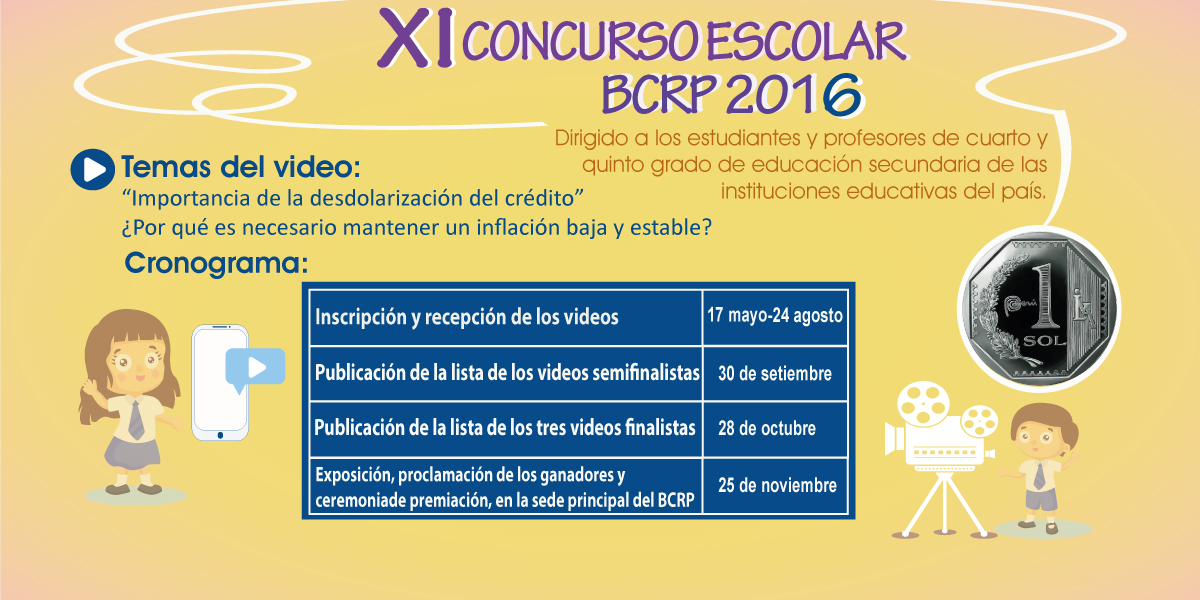 XI Concurso Escolar BCRP 2016