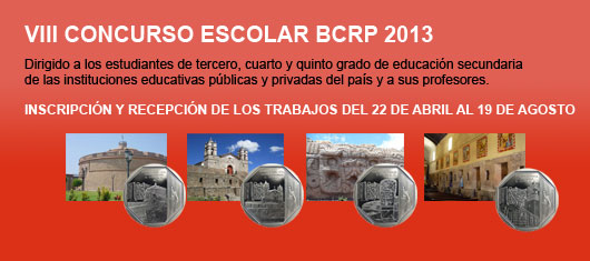 VIII Concurso Escolar BCRP 2013