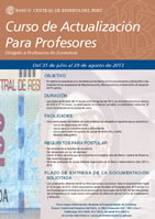 Convocatoria - Curso de Actualización para Profesores