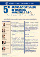 Curso de Extensión de Finanzas Avanzadas 2012