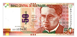 Billetes de S/. 50 anverso