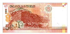 Billetes de S/. 50 reverso