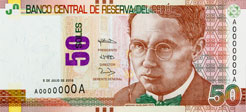 Billetes de S/. 50 anverso