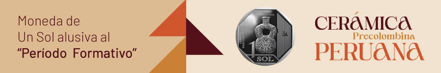 Moneda alusiva al Período Formativo