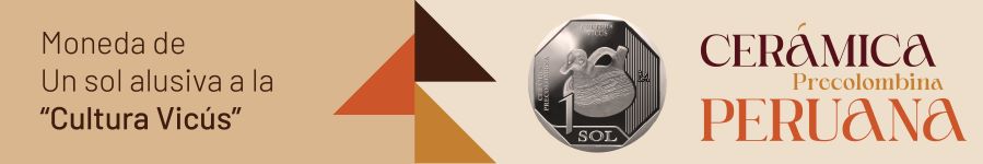 Moneda alusiva a la cultura Vicús