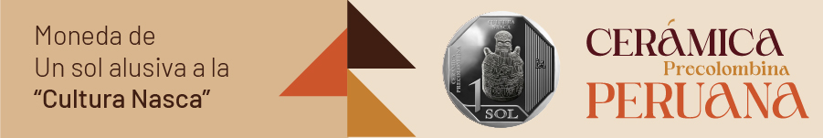 Moneda alusiva a la cultura Nasca