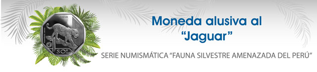 Moneda alusiva al Jaguar