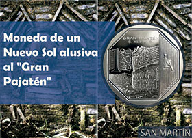 Moneda de Un Nuevo Sol alusiva al Gran Pajatén