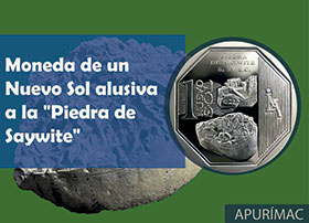 Moneda de Un Nuevo Sol alusiva a la Piedra de Saywite