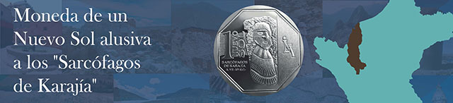 Moneda de Un Nuevo Sol alusiva a los Sarcófagos de Karajía