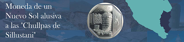 Moneda de Un Nuevo Sol alusiva a las Chullpas de Sillustani