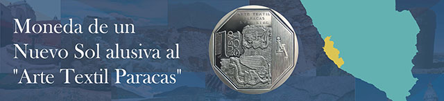 Moneda de Un Nuevo Sol alusiva al Arte Textil Paracas
