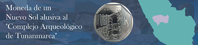 Moneda de Un Nuevo Sol alusiva al Complejo Arqueológico de Tunanmarca