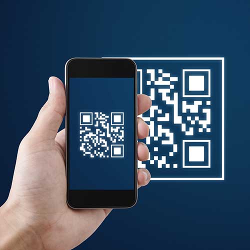 Registro servicio de pagos con códigos QR