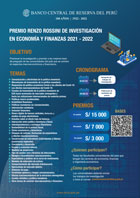 Premio Renzo Rossini de Investigación en Economía y Finanzas 2021-2022