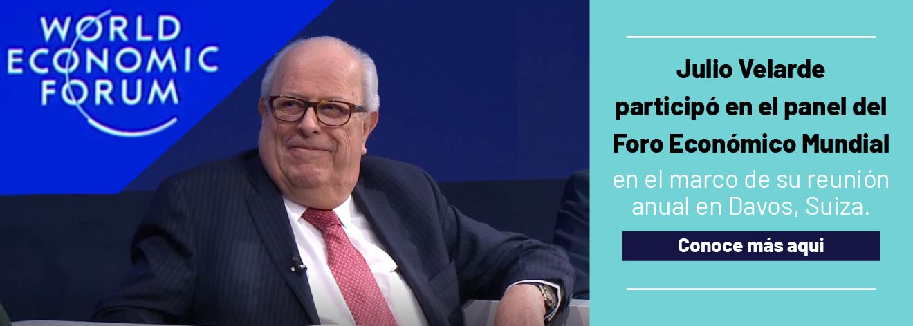 Julio Velarde participó en panel del foro económico mundial