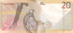 Nuevos Billetes de 20 soles reverso
