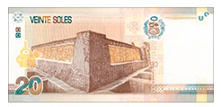 Nuevos Billetes de 20 soles reverso