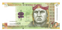 Nuevos Billetes de S/. 10 anverso