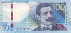 Nuevos Billetes de S/ 100 anverso