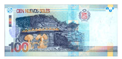 Nuevos Billetes de S/. 100 reverso