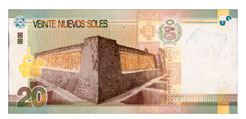 Nuevos Billetes de S/. 20 reverso