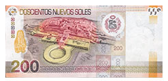 Nuevos Billetes de S/. 200 reverso