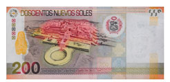 Nuevos Billetes de S/. 200 reverso