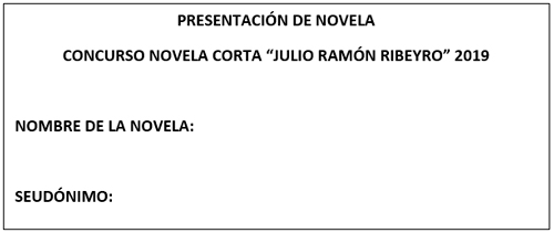 Afiche del Concurso de Novela Corta 2019